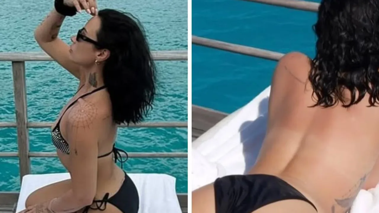 Demi Lovato prezentuje 22 kg utraty wagi w bikini