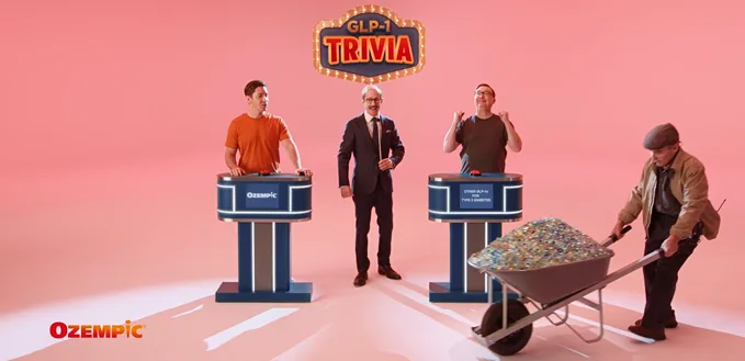 Kampania Novo Nordisk „There's Only One Ozempic” ponownie łączy gwiazdy