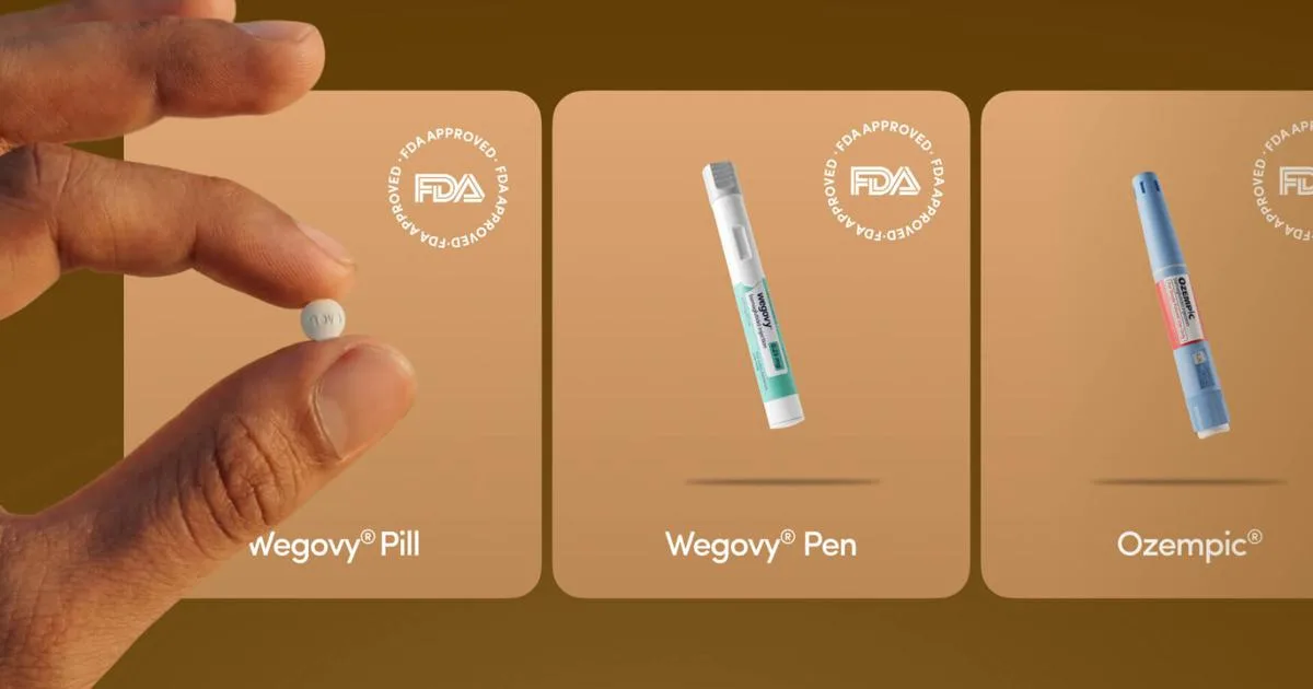 Los GLP-1 aprobados por la FDA de Novo Nordisk ahora en Hims & Hers